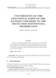 convergence of the fractional parts of the random variables to the ...