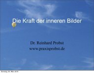 Die Kraft der inneren Bilder - Dr. Reinhard Probst