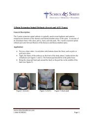 3-Point Extension Spinal Orthosis (Jewett and ... - Scheck & Siress