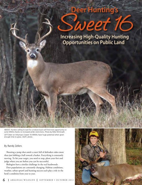 Deer Hunting's Sweet 16 - Arkansas Game and Fish Commission