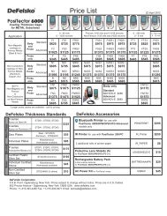 Price List w CODES Apr2012_Price List.qxd - DeFelsko Corporation