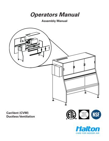 Can Vent Assembly Manual.indd - Halton Company