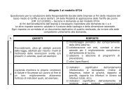 Allegato I al modello OT24 Questionario per la ... - M2servizi.it