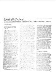 Sustainable Portland - Steven Reed Johnson