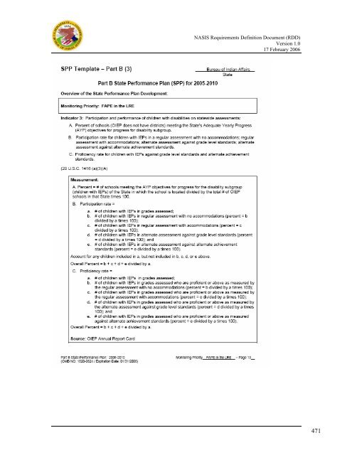 (NASIS) Requirements Definition Document - Bureau of Indian ...