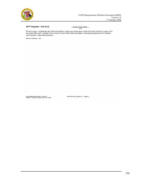 (NASIS) Requirements Definition Document - Bureau of Indian ...