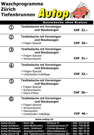 Preisliste Tiefenbrunnen 2008 - Autop