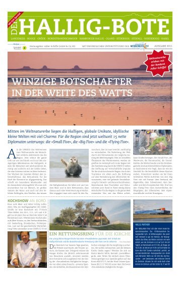 Winzige Botschafter - Hallig-Bote