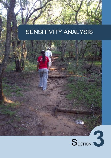 SENSITIVITY ANALYSIS - Department of Agriculture and ...