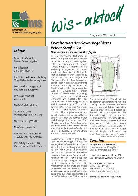 Newsletter als PDF-Dokument - WirtschaftsfÃƒÂ¶rderung Salzgitter