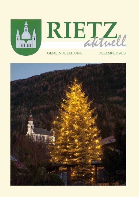 Dezember 2013 GemeinDezeitunG - Rietz