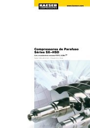 Compressores de Parafuso SÃ©ries SXâHSD - Kaeser