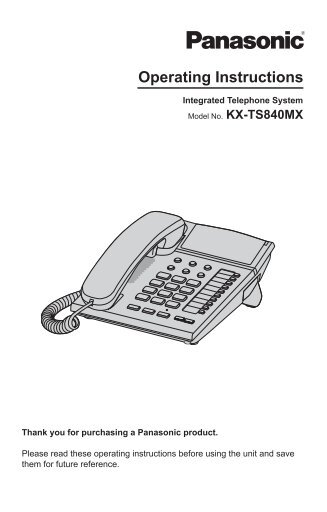 KX-TS840 - Panasonic