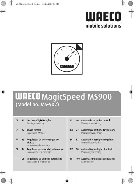 MagicSpeed MS900 - Waeco