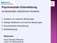 1. Sterben und Tod im Rettungsdienst, Umgang mit den ... - FINeST