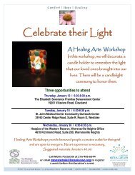 Celebrate their Light - Hospice of the Western Reserve