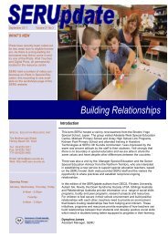 Term 3, 2011 - Building Relationships - (pdf file) - SERU