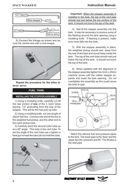 Spacewalker II 40 Manual - Horizon Hobby