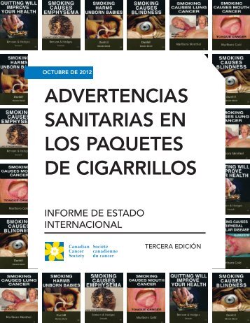 Informe Sobre el Estado Internacional de las Etiquetas de Advertencia