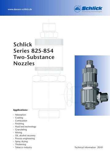 Series 825-854 - DÃ¼sen-Schlick GmbH