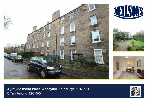 3 (3f1) Salmond Place, Abbeyhill, Edinburgh, EH7 5ST Offers Around