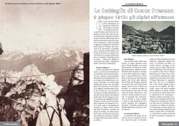 La battaglia di Conca Presena 9 giugno 1915: gli Alpini all ... - istrit.org
