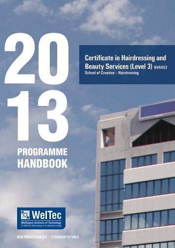 1 programme handbook - Wellington Institute of Technology