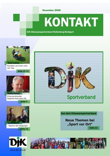 Sport vor Ort - DJK-Diözesanverband Rottenburg-Stuttgart