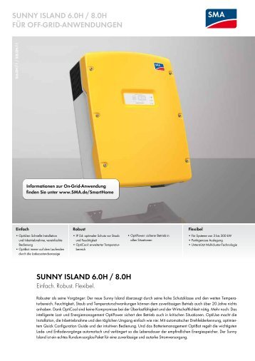 SMA Sunny Island 6.0 H-11 - Enerix