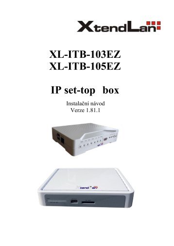 XL-ITB-103EZ XL-ITB-105EZ IP set-top box