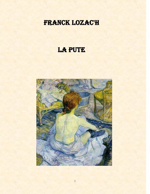 Franck LOZAC'H LA PUTE