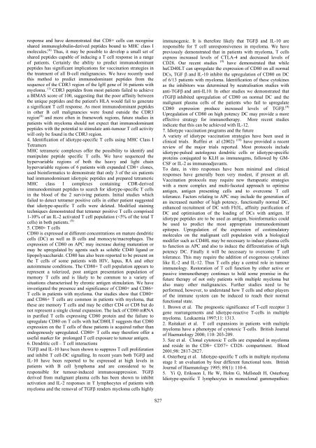 Haematologica 2003 - Supplements