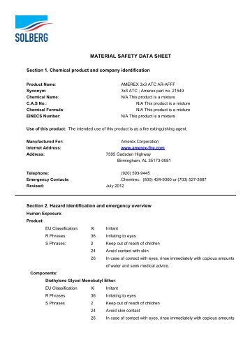 ATC Foam Concentrate.pdf - Amerex Corporation