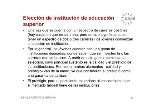 presentación - Consejo Nacional de Educación