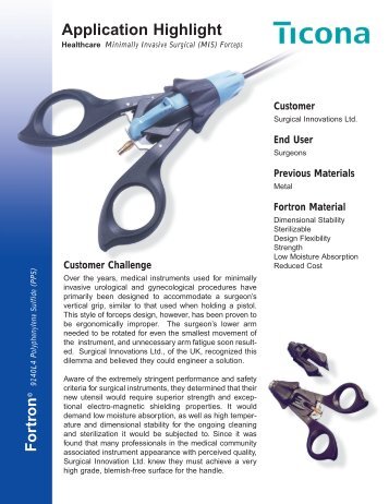 Fortron PPS Medical Forceps - Hi Polymers