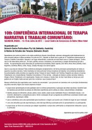 10th CONFERÃNCIA INTERNACIONAL DE TERAPIA ... - Abratecom