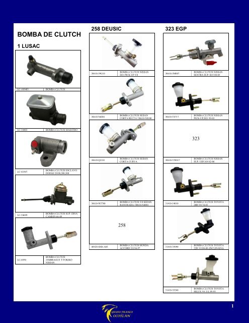 Cuáles son los tipos de bomba de embrague? - AutoPlanet