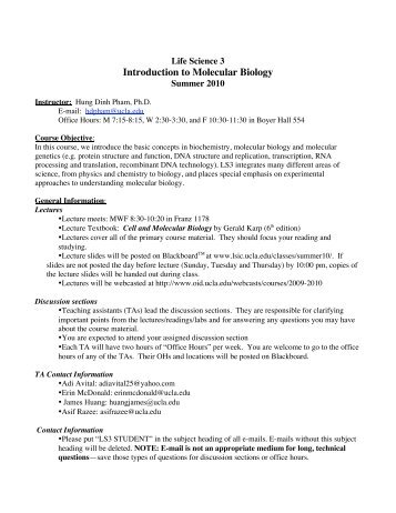 Syllabus - UCLA