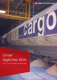 Futter- und Lebensmitteltransporte 163 kB - SBB Cargo