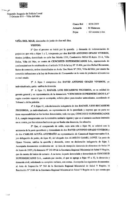 Segundo Juzgado de Policía Local 5 Oriente 85-0 —- Viña del Mar