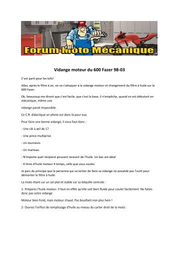 Vidange moteur du 600 Fazer 98.pdf