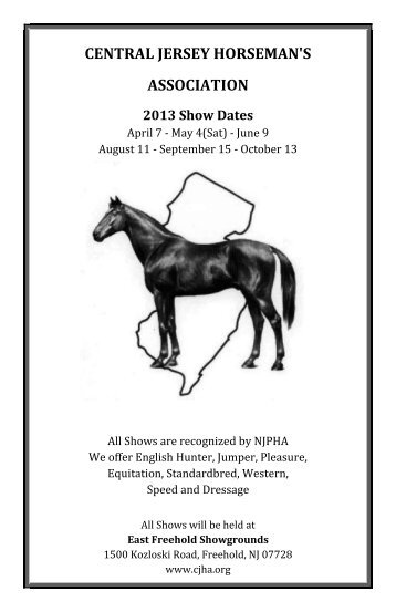 CENTRAL JERSEY HORSEMAN'S ASSOCIATION - CJHA