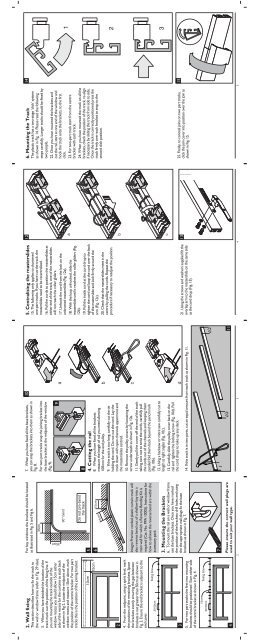 Premier Corded Track Fitting Instructions Curtain Poles