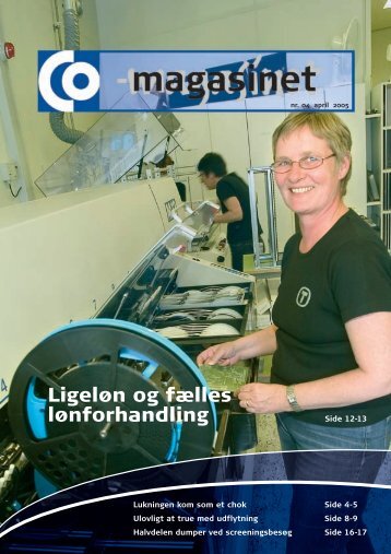 LigelÃ¸n og fÃ¦lles lÃ¸nforhandling - CO-industri