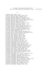 Unicamp - Vestibular Nacional 2013 Lista de Convocados ... - Veja