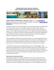 pyramid resort group selected to manage grand cayman's westin ...