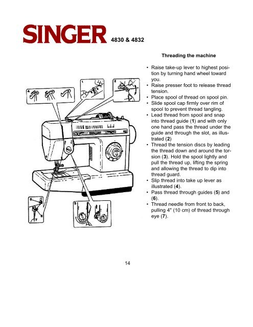 INSTRUCTION MANUAL - Singer