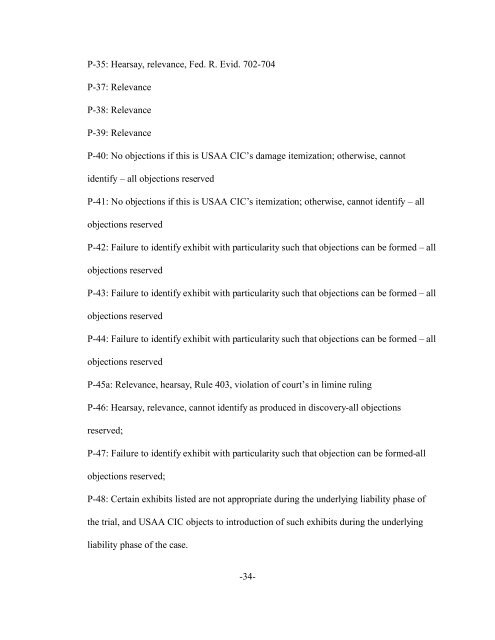 Here's a copy of the Aiken pretrial order. - Insurance Coverage Blog