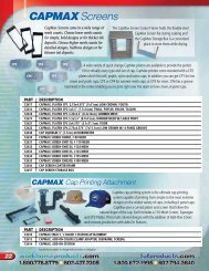 CAPMAX Screens - Workhorse Products