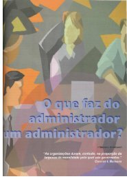 Que faz do administrador um administrador? - Banco de ...